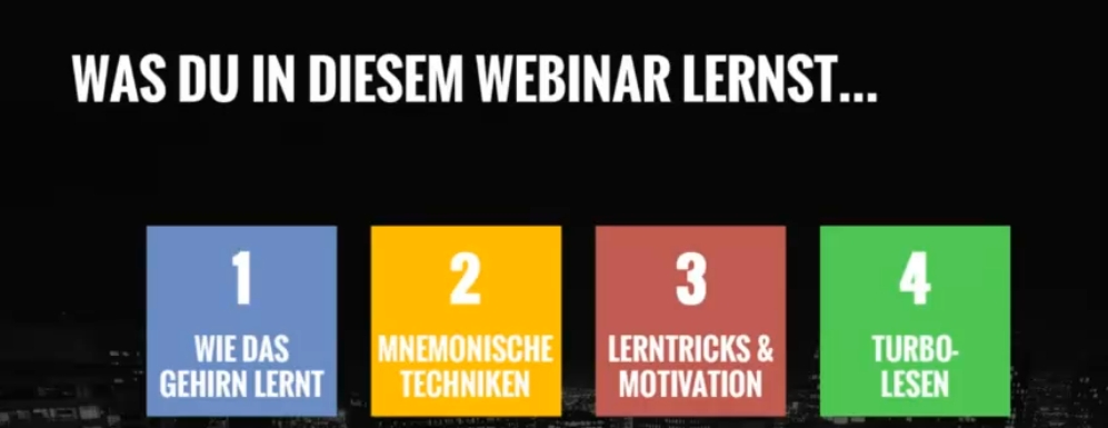 Was du in diesem Webinar lernst